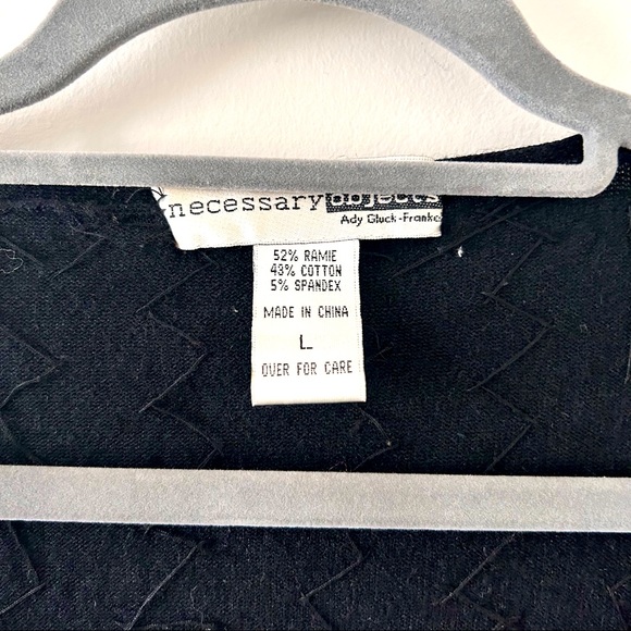 ✨Vintage Necessary Objects Cardigan with Sequence Size Large - Picture 2 of 3